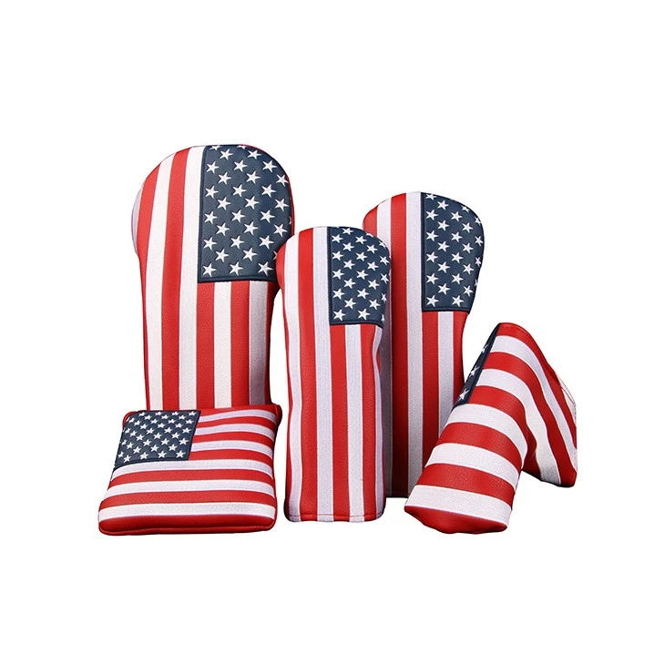USA Golf Wood Headcover Set USA Golf Wood Headcover Set