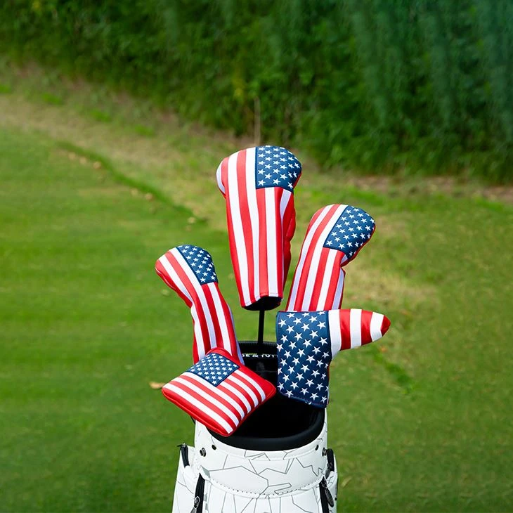 USA Golf Wood Headcover Set USA Golf Wood Headcover Set